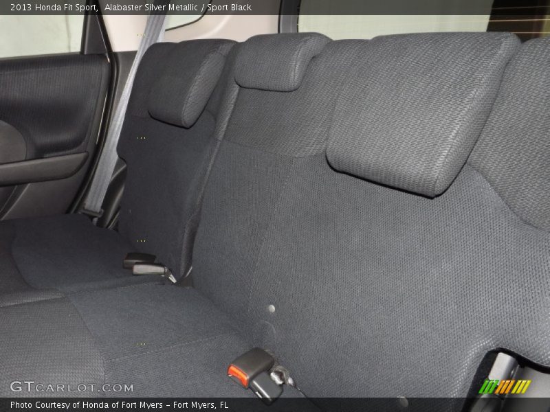 Alabaster Silver Metallic / Sport Black 2013 Honda Fit Sport