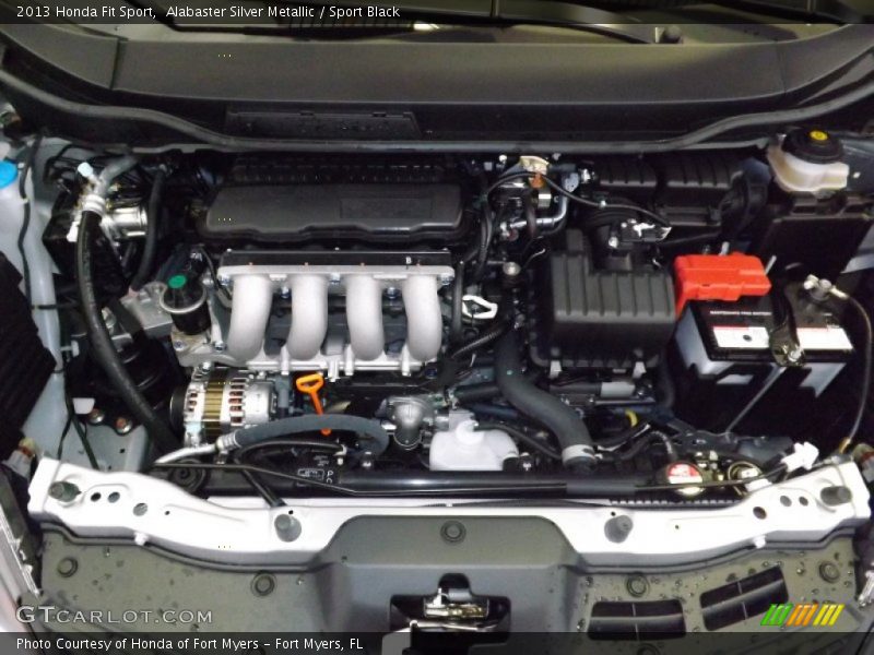 Alabaster Silver Metallic / Sport Black 2013 Honda Fit Sport