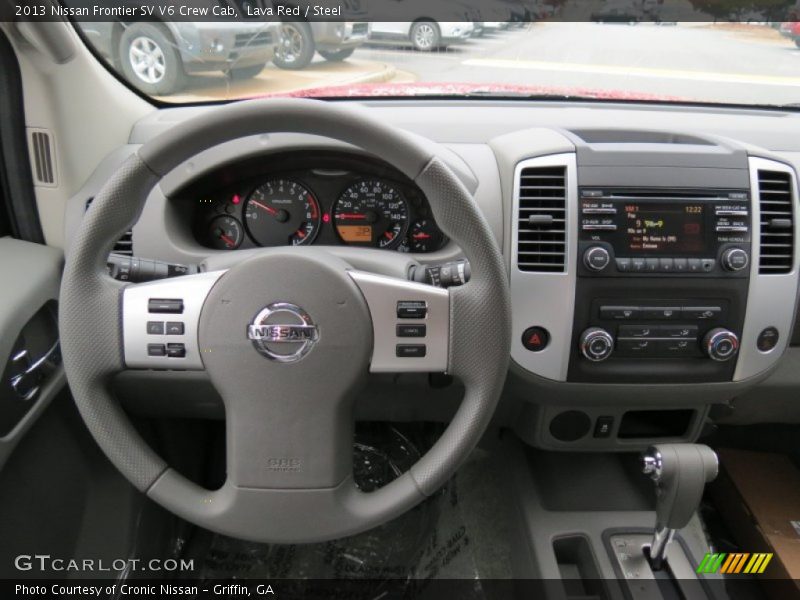 Lava Red / Steel 2013 Nissan Frontier SV V6 Crew Cab