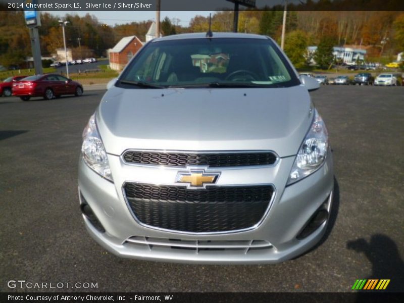 Silver Ice / Silver/Silver 2014 Chevrolet Spark LS