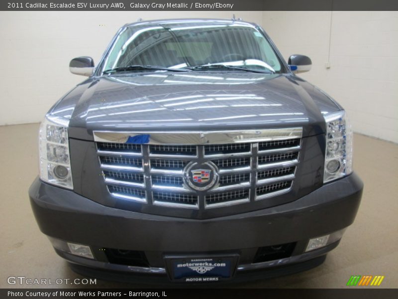 Galaxy Gray Metallic / Ebony/Ebony 2011 Cadillac Escalade ESV Luxury AWD