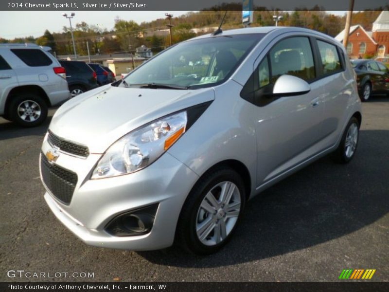 Silver Ice / Silver/Silver 2014 Chevrolet Spark LS