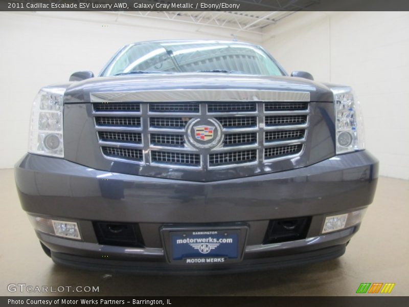Galaxy Gray Metallic / Ebony/Ebony 2011 Cadillac Escalade ESV Luxury AWD
