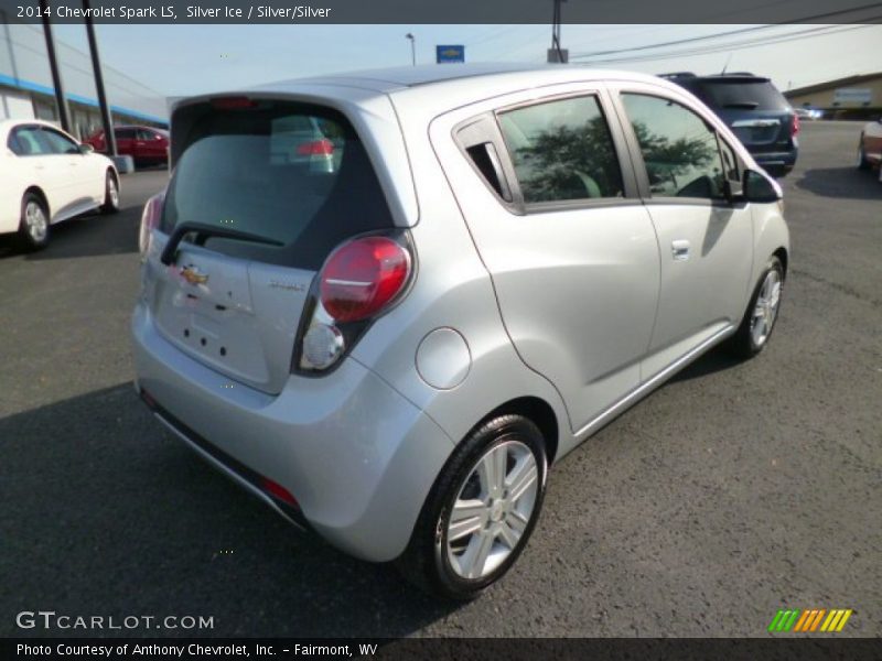 Silver Ice / Silver/Silver 2014 Chevrolet Spark LS