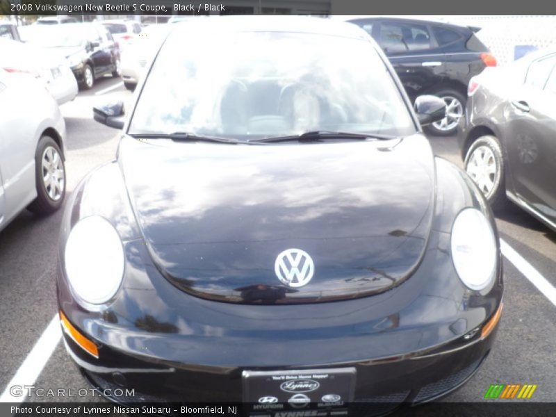 Black / Black 2008 Volkswagen New Beetle S Coupe