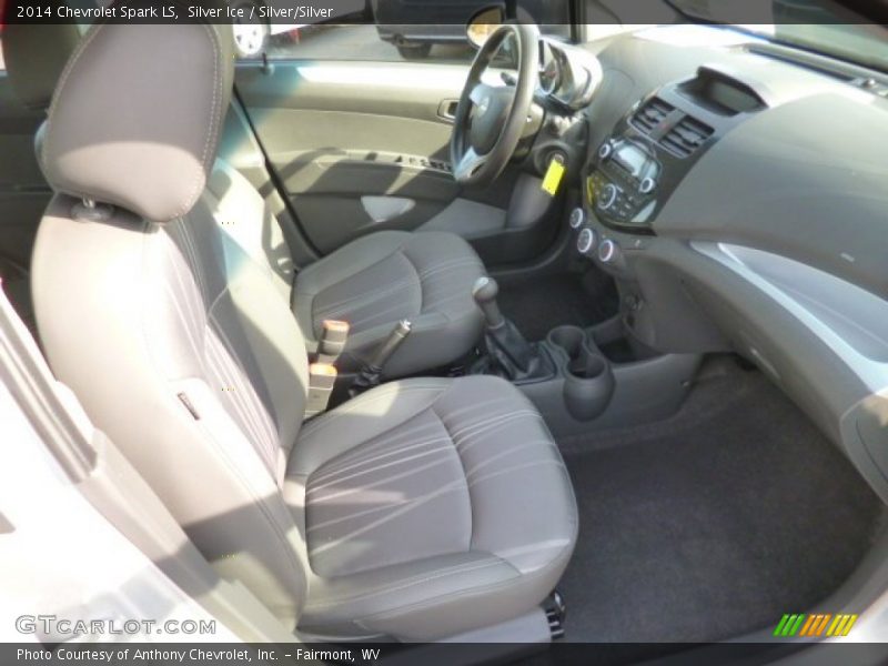 Silver Ice / Silver/Silver 2014 Chevrolet Spark LS