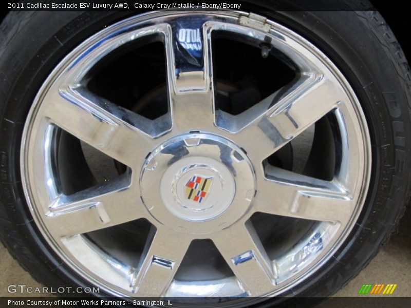Galaxy Gray Metallic / Ebony/Ebony 2011 Cadillac Escalade ESV Luxury AWD