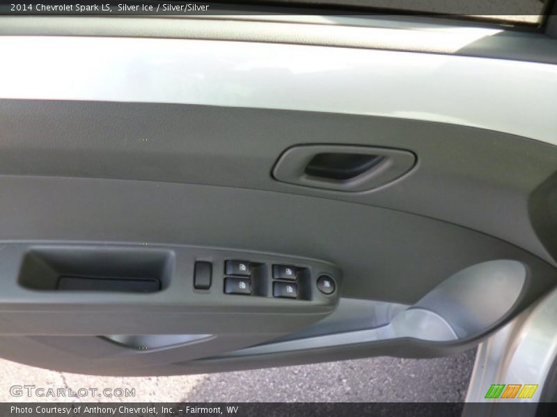 Silver Ice / Silver/Silver 2014 Chevrolet Spark LS