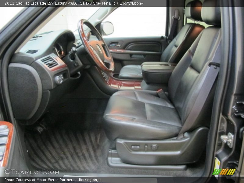Galaxy Gray Metallic / Ebony/Ebony 2011 Cadillac Escalade ESV Luxury AWD