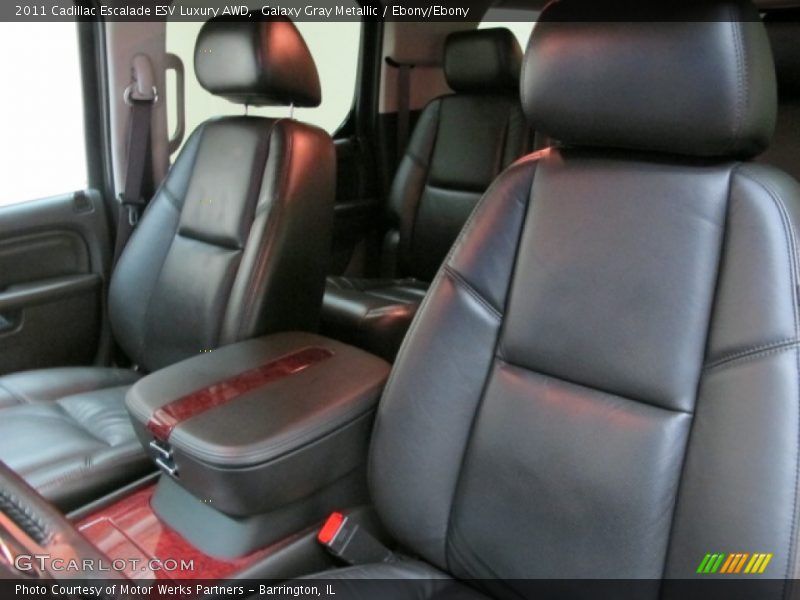 Galaxy Gray Metallic / Ebony/Ebony 2011 Cadillac Escalade ESV Luxury AWD