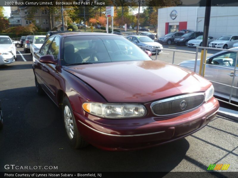 Bordeaux Red Pearl / Taupe 2002 Buick Century Limited