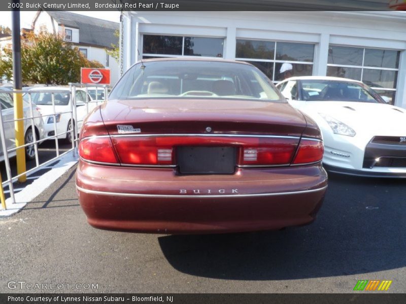 Bordeaux Red Pearl / Taupe 2002 Buick Century Limited