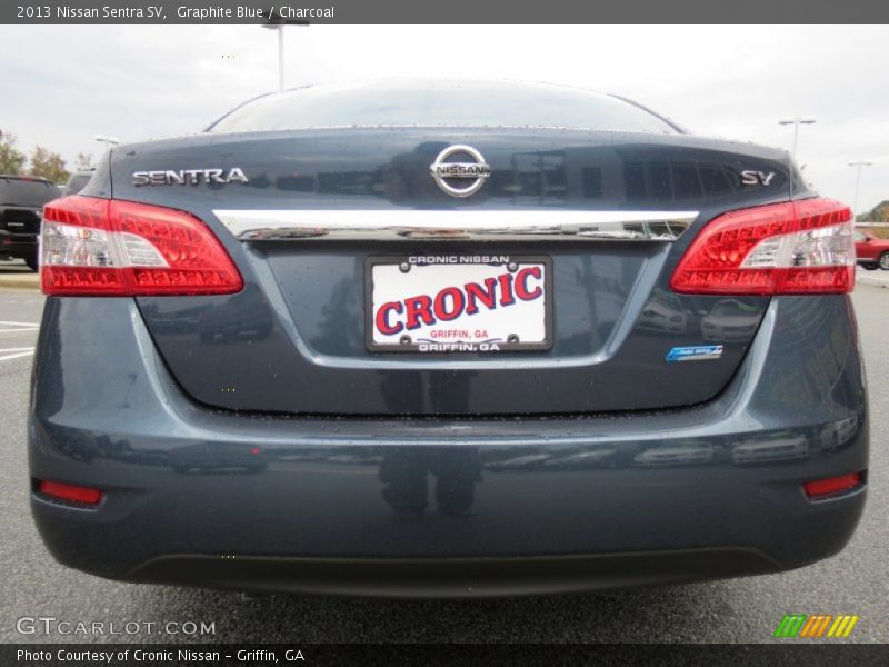 Graphite Blue / Charcoal 2013 Nissan Sentra SV