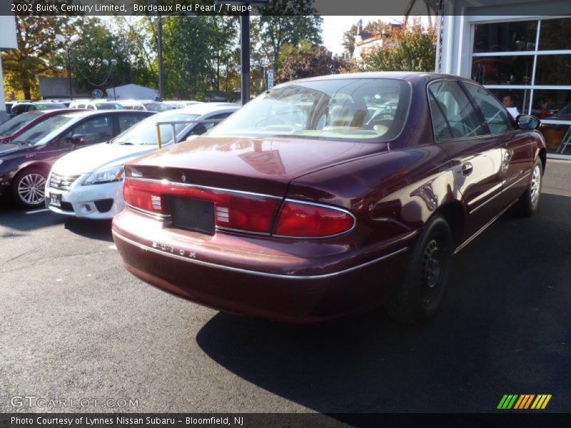 Bordeaux Red Pearl / Taupe 2002 Buick Century Limited