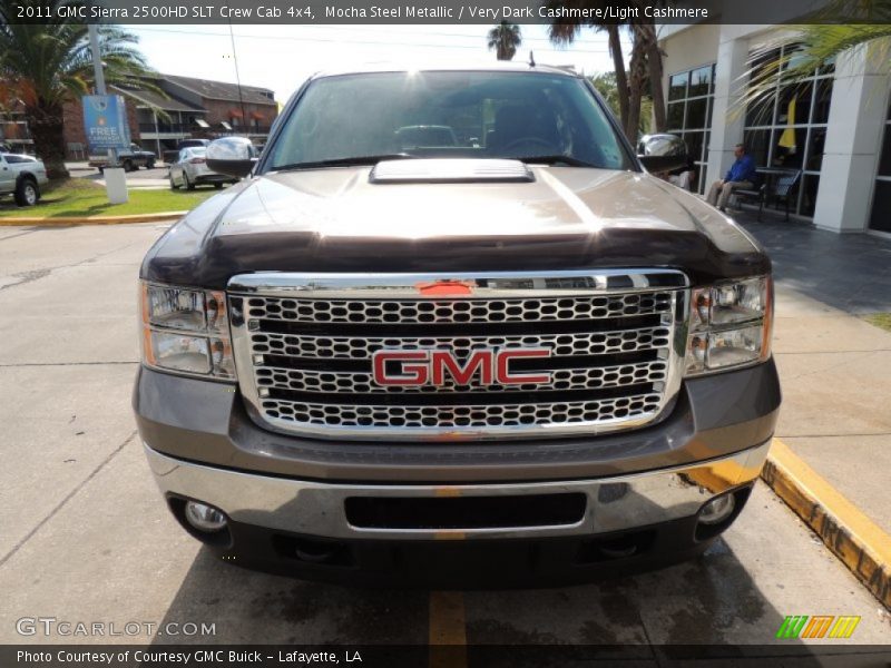 Mocha Steel Metallic / Very Dark Cashmere/Light Cashmere 2011 GMC Sierra 2500HD SLT Crew Cab 4x4