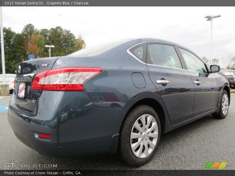 Graphite Blue / Charcoal 2013 Nissan Sentra SV