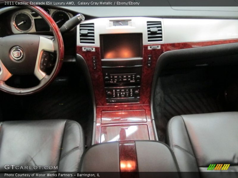 Galaxy Gray Metallic / Ebony/Ebony 2011 Cadillac Escalade ESV Luxury AWD