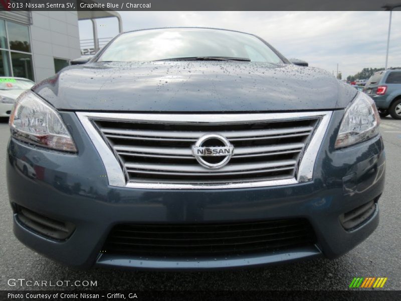 Graphite Blue / Charcoal 2013 Nissan Sentra SV