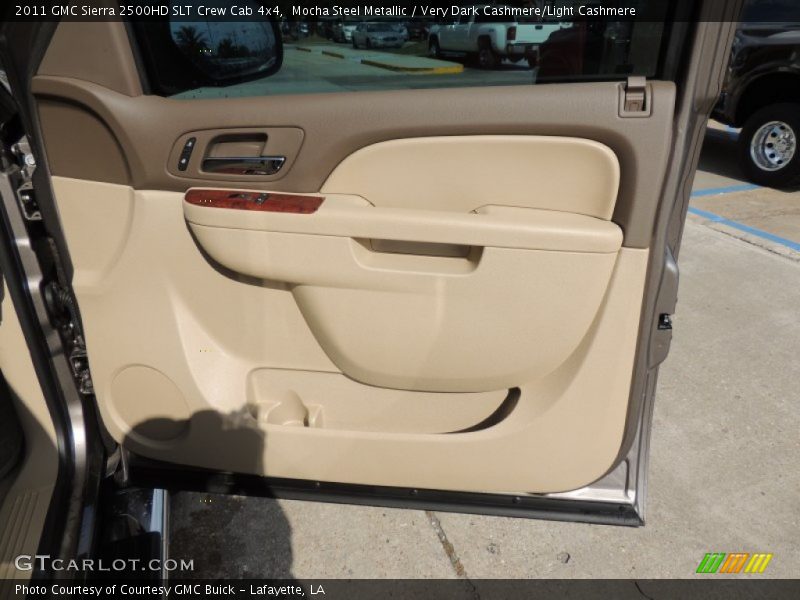 Mocha Steel Metallic / Very Dark Cashmere/Light Cashmere 2011 GMC Sierra 2500HD SLT Crew Cab 4x4