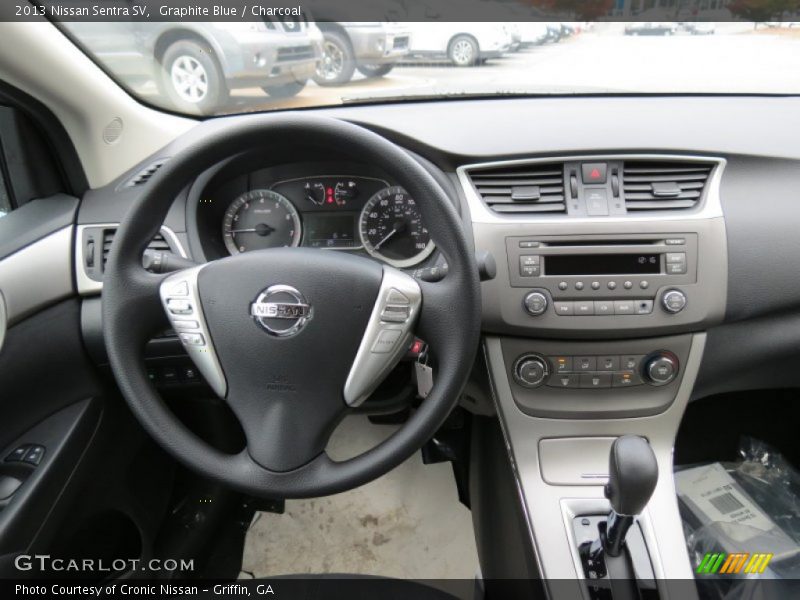 Dashboard of 2013 Sentra SV