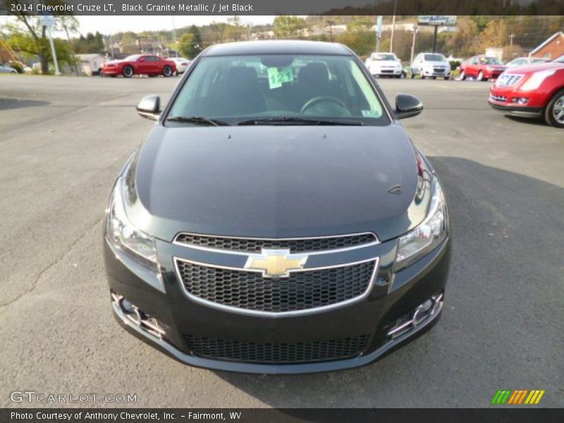 Black Granite Metallic / Jet Black 2014 Chevrolet Cruze LT