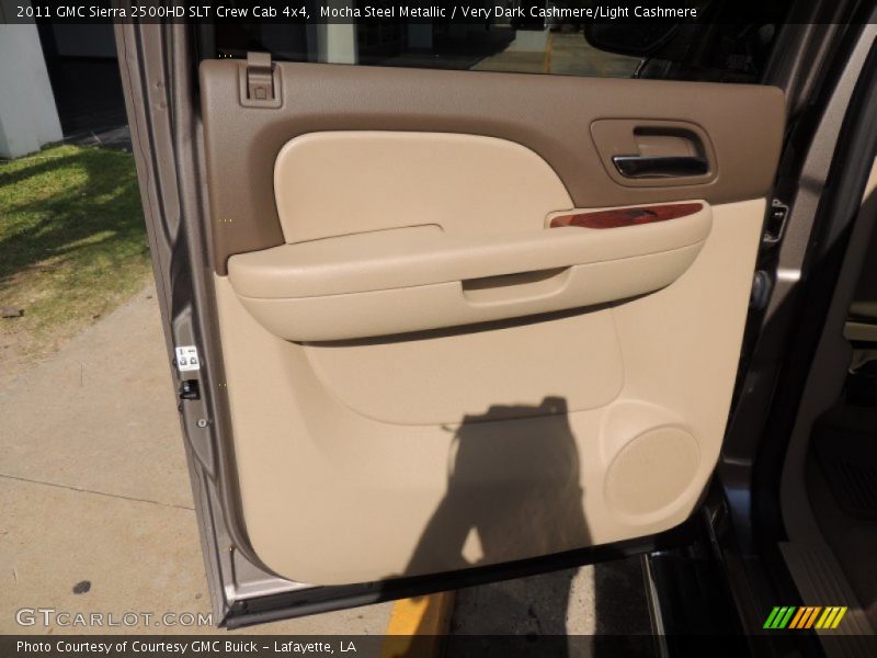 Mocha Steel Metallic / Very Dark Cashmere/Light Cashmere 2011 GMC Sierra 2500HD SLT Crew Cab 4x4