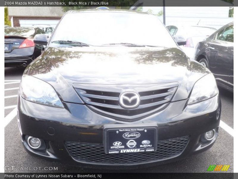 Black Mica / Black/Blue 2004 Mazda MAZDA3 s Hatchback