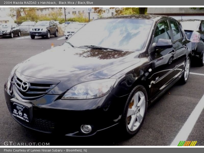 Black Mica / Black/Blue 2004 Mazda MAZDA3 s Hatchback
