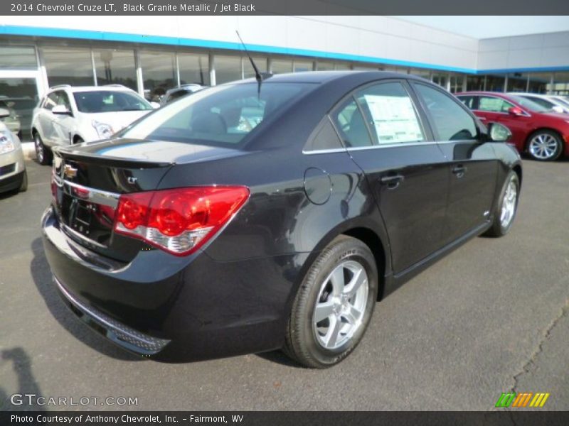 Black Granite Metallic / Jet Black 2014 Chevrolet Cruze LT