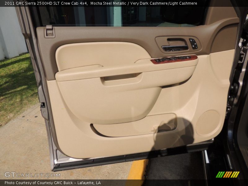 Mocha Steel Metallic / Very Dark Cashmere/Light Cashmere 2011 GMC Sierra 2500HD SLT Crew Cab 4x4
