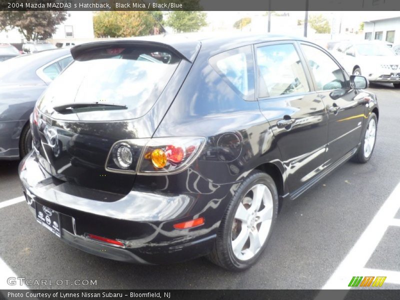 Black Mica / Black/Blue 2004 Mazda MAZDA3 s Hatchback