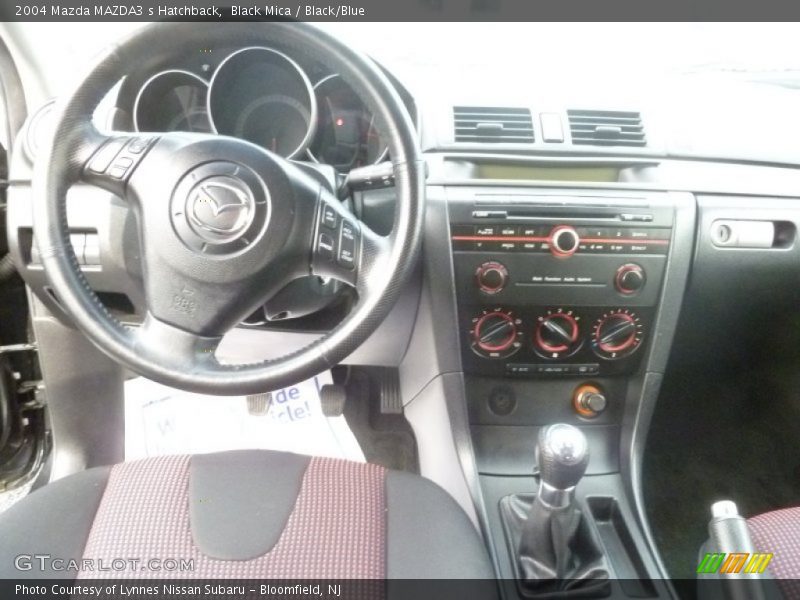 Black Mica / Black/Blue 2004 Mazda MAZDA3 s Hatchback