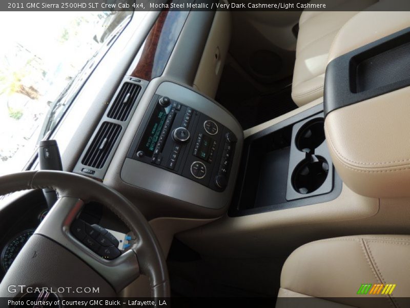 Mocha Steel Metallic / Very Dark Cashmere/Light Cashmere 2011 GMC Sierra 2500HD SLT Crew Cab 4x4