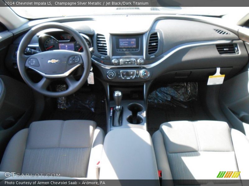 Champagne Silver Metallic / Jet Black/Dark Titanium 2014 Chevrolet Impala LS