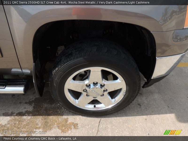 Mocha Steel Metallic / Very Dark Cashmere/Light Cashmere 2011 GMC Sierra 2500HD SLT Crew Cab 4x4