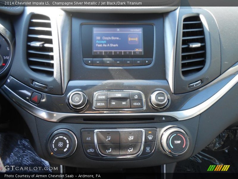 Champagne Silver Metallic / Jet Black/Dark Titanium 2014 Chevrolet Impala LS