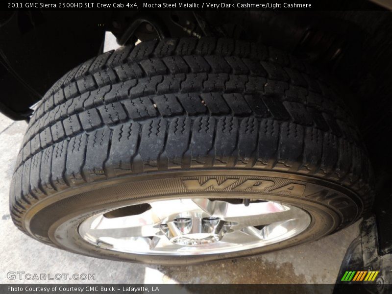 Mocha Steel Metallic / Very Dark Cashmere/Light Cashmere 2011 GMC Sierra 2500HD SLT Crew Cab 4x4