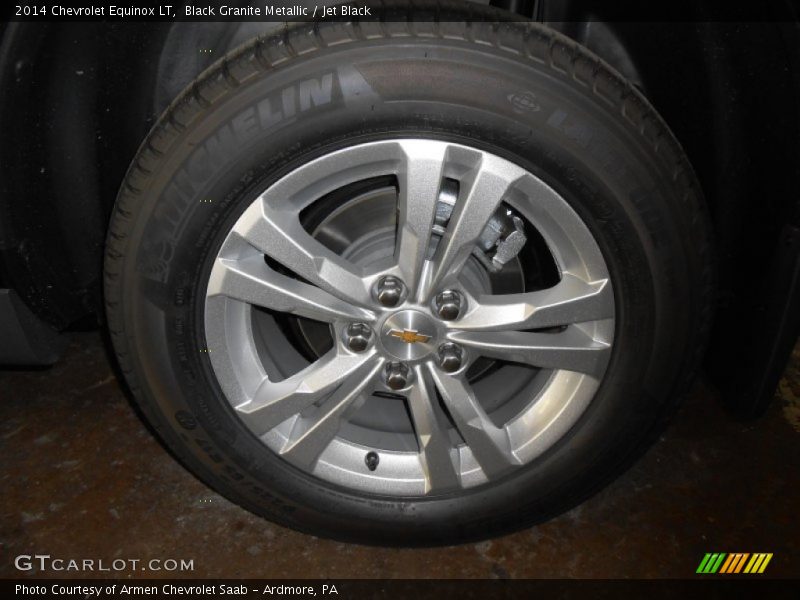 Black Granite Metallic / Jet Black 2014 Chevrolet Equinox LT