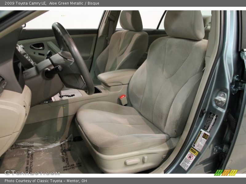 Aloe Green Metallic / Bisque 2009 Toyota Camry LE