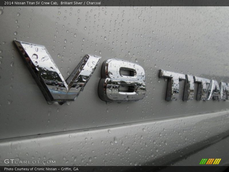 Brilliant Silver / Charcoal 2014 Nissan Titan SV Crew Cab