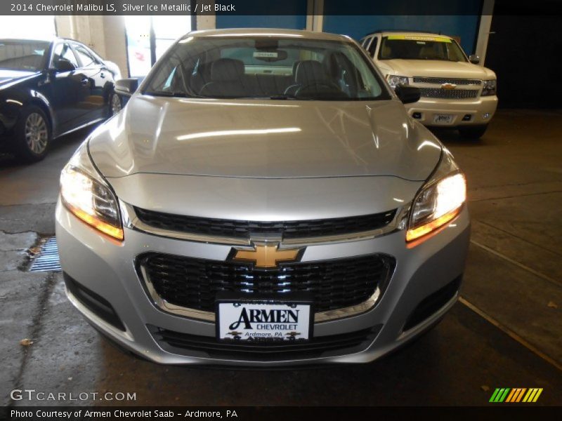 Silver Ice Metallic / Jet Black 2014 Chevrolet Malibu LS