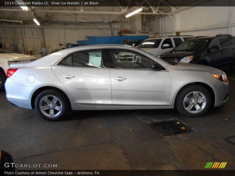 Silver Ice Metallic / Jet Black 2014 Chevrolet Malibu LS
