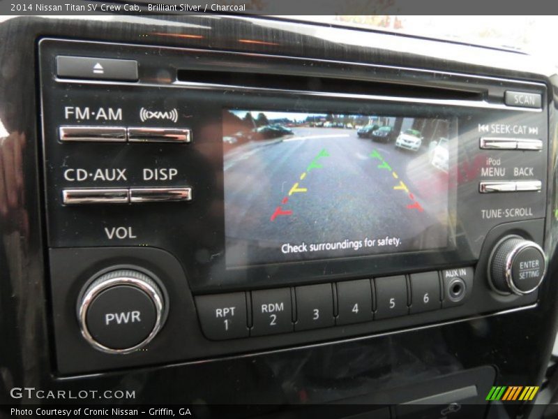 Brilliant Silver / Charcoal 2014 Nissan Titan SV Crew Cab
