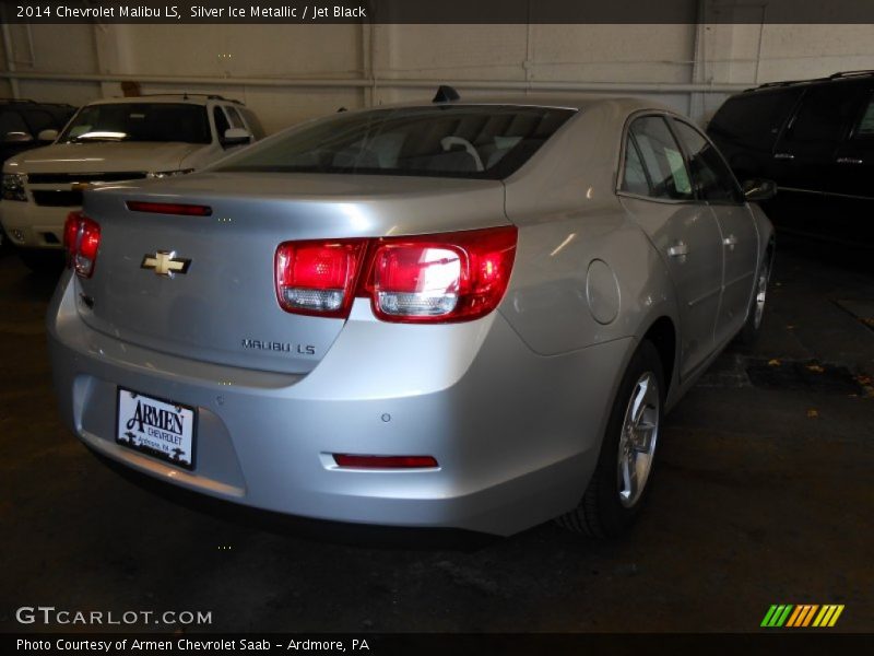 Silver Ice Metallic / Jet Black 2014 Chevrolet Malibu LS