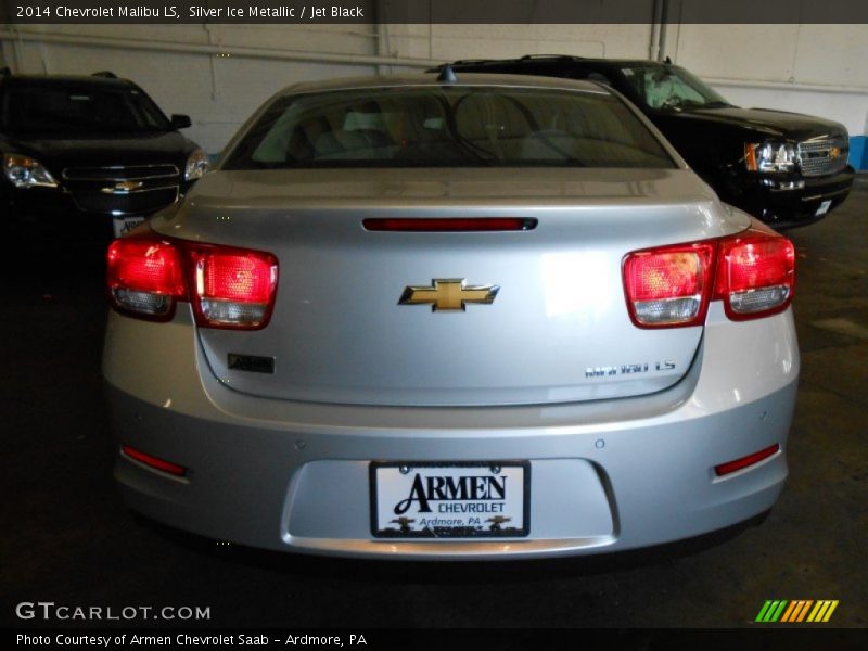 Silver Ice Metallic / Jet Black 2014 Chevrolet Malibu LS