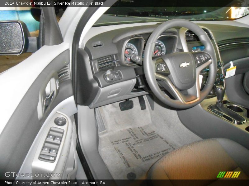 Silver Ice Metallic / Jet Black 2014 Chevrolet Malibu LS