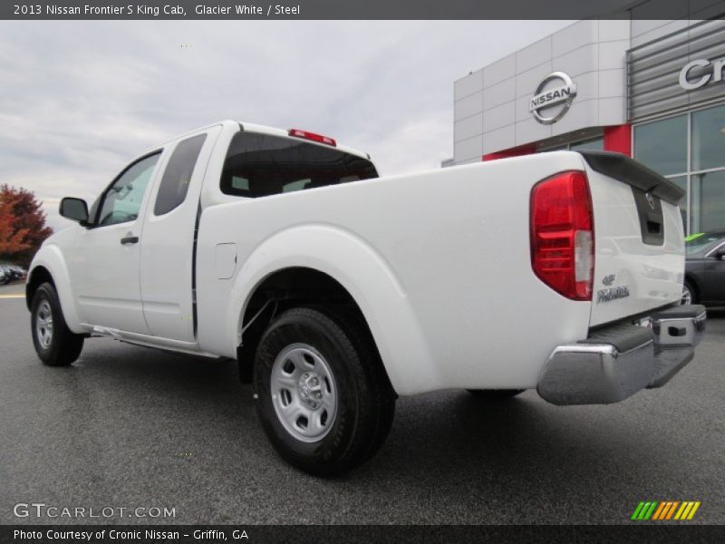 Glacier White / Steel 2013 Nissan Frontier S King Cab