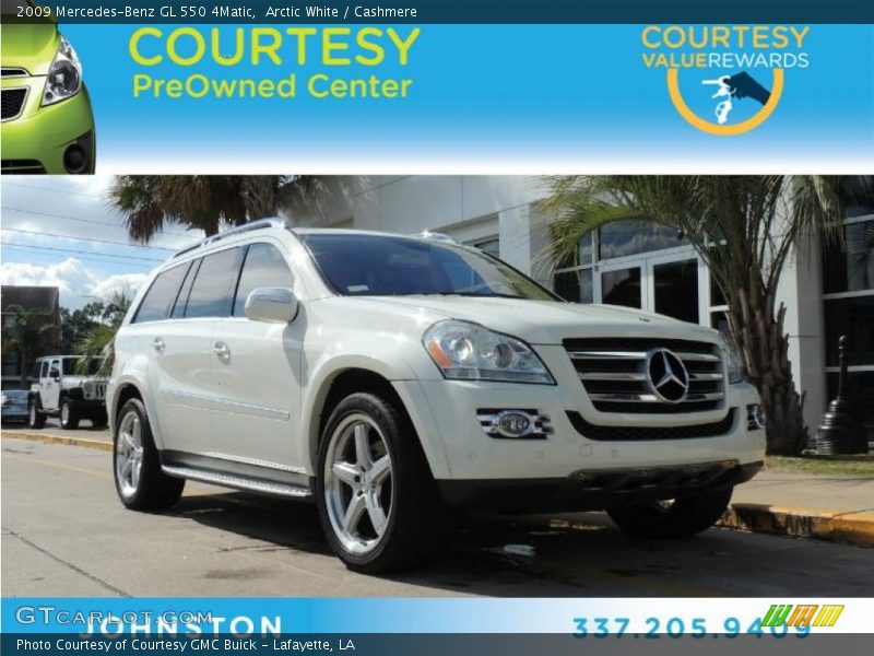 Arctic White / Cashmere 2009 Mercedes-Benz GL 550 4Matic