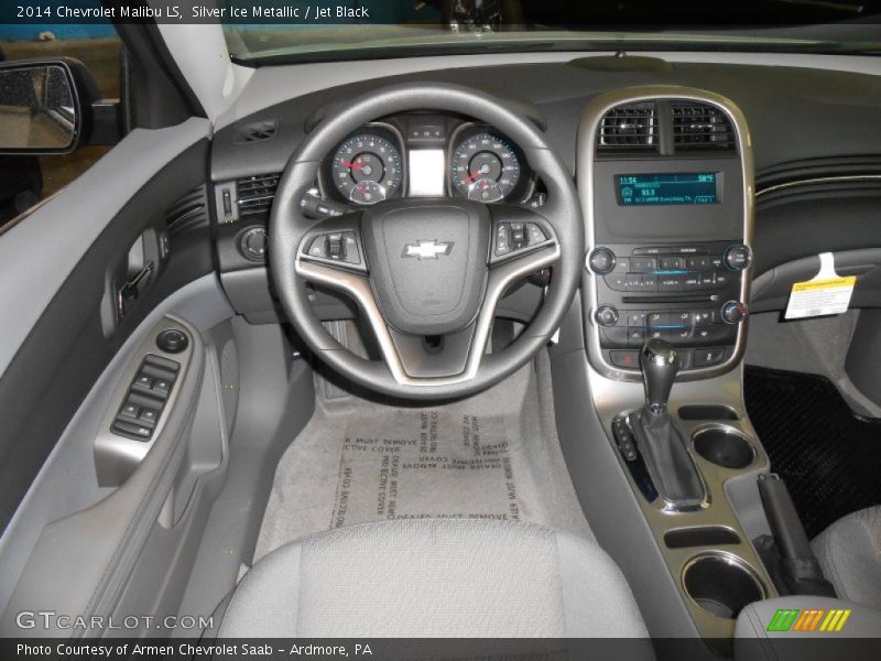 Silver Ice Metallic / Jet Black 2014 Chevrolet Malibu LS