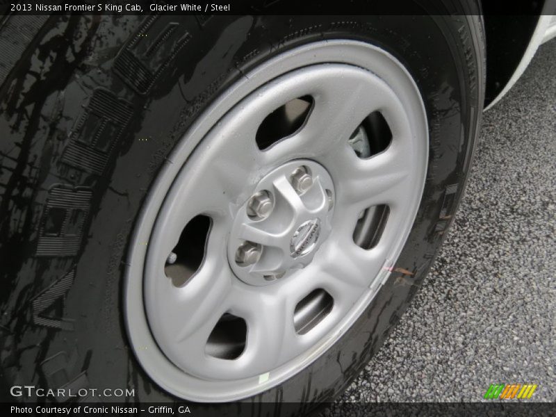 Glacier White / Steel 2013 Nissan Frontier S King Cab